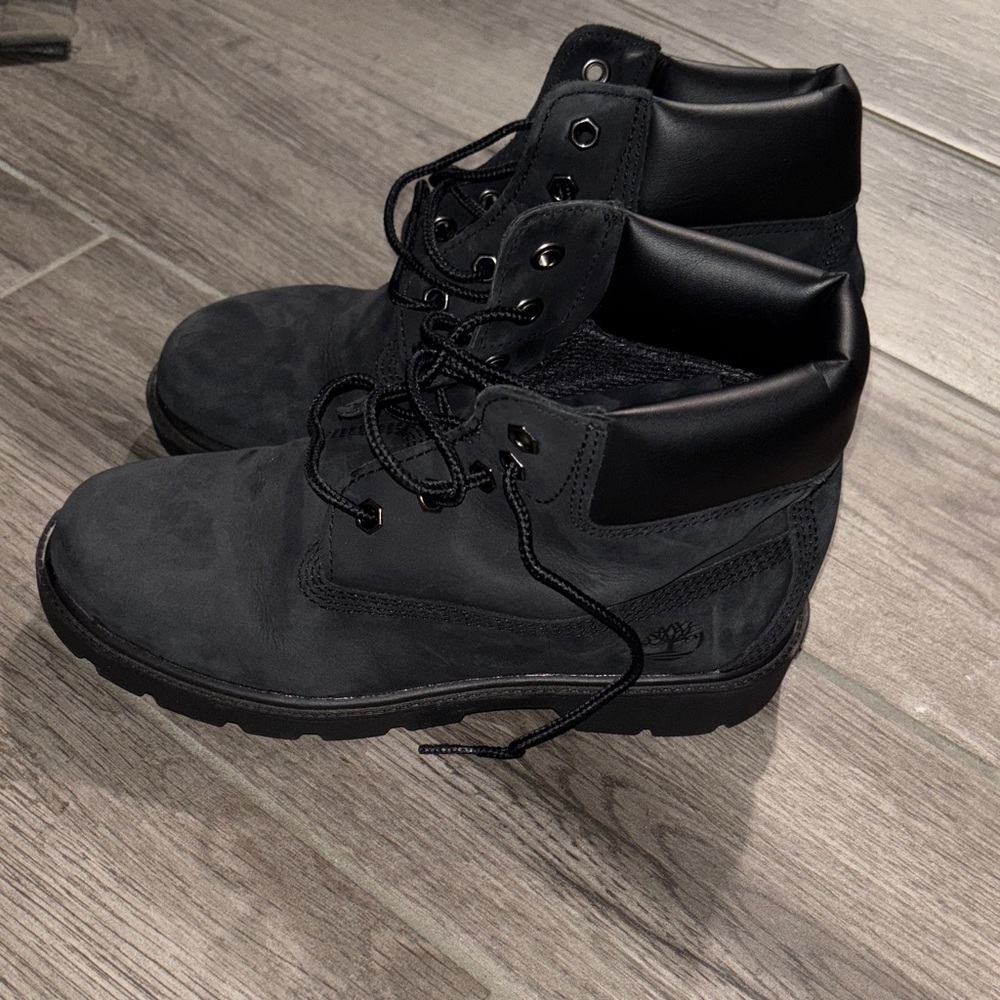 Timberland Kids Black Boots